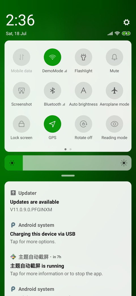 Green Abstract Pattern_3MDS screenshot