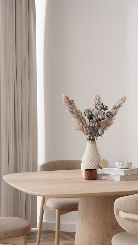 Bohemian style modern living room screenshot