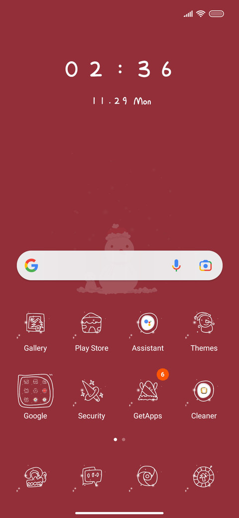 Christmas red screenshot