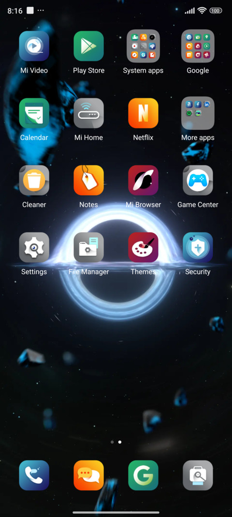 Black Hole screenshot