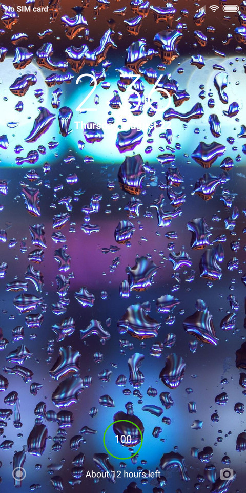 Water drops screenshot
