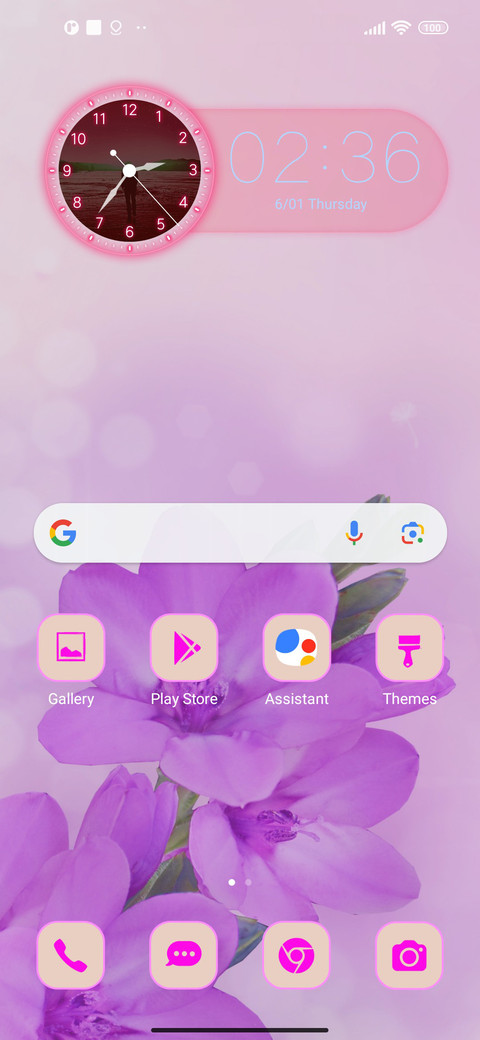 pastel blossom screenshot