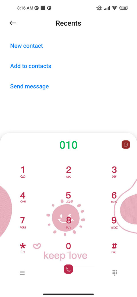 Magenta emotion screenshot