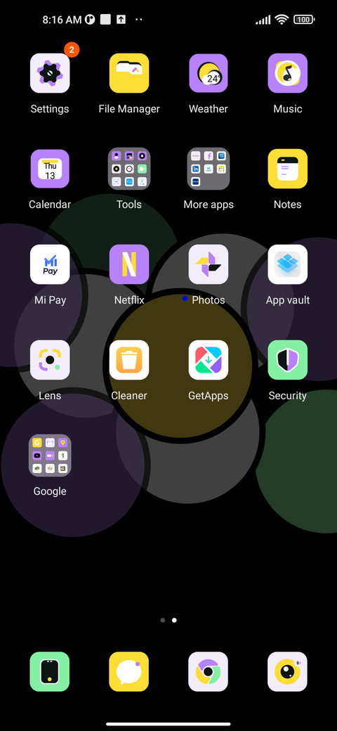 My circle diagram screenshot
