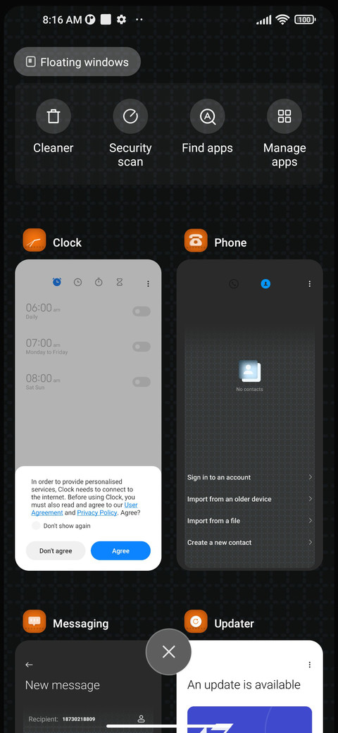 Retro block keypad screenshot