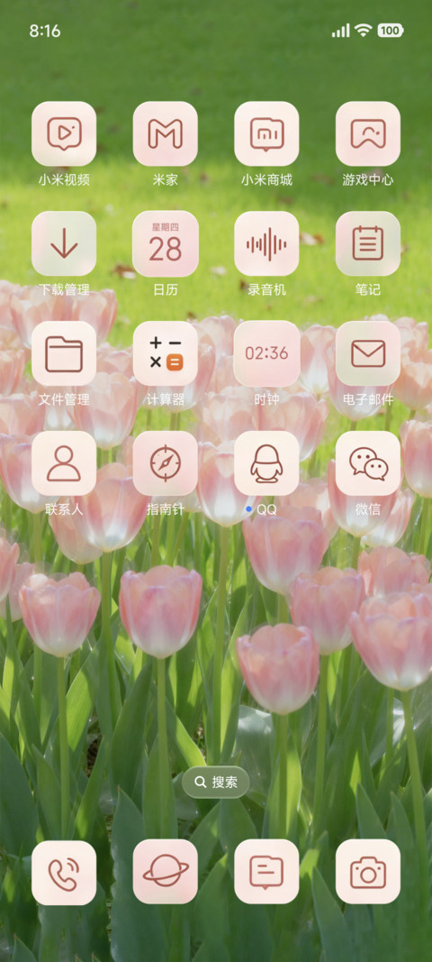 护眼ins郁金香 screenshot