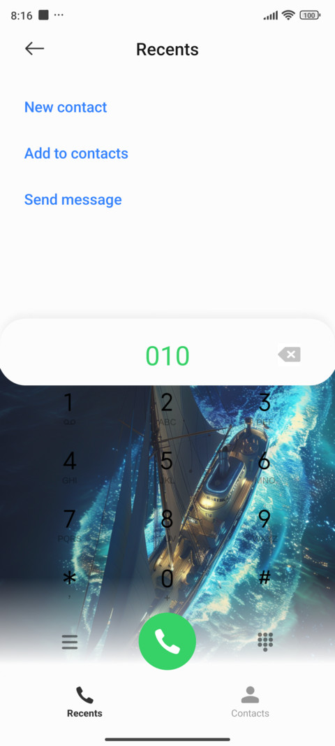 Night sailing screenshot