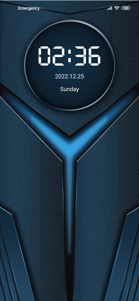 Mechanical blue screenshot