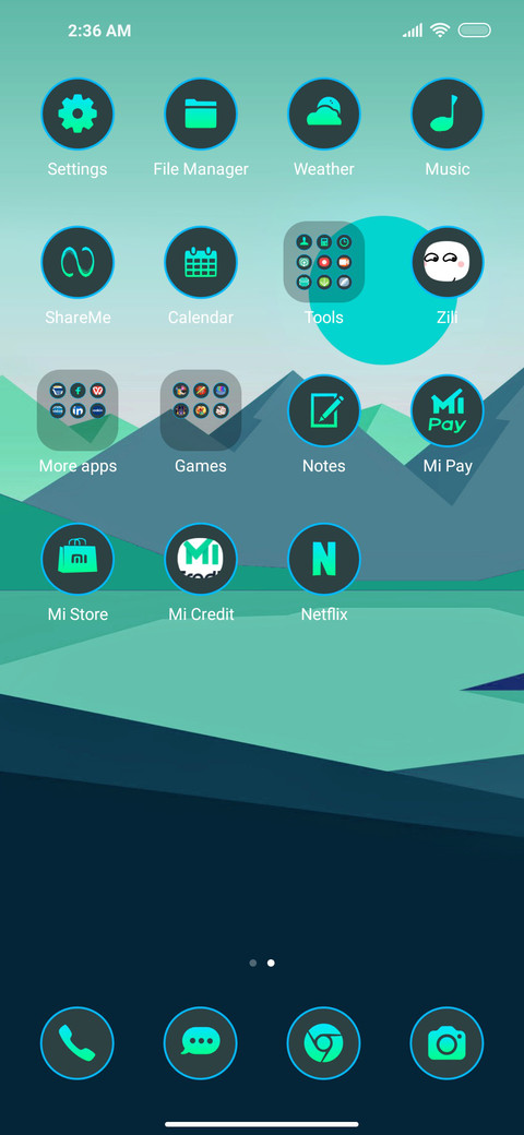 Minimalistic nine screenshot