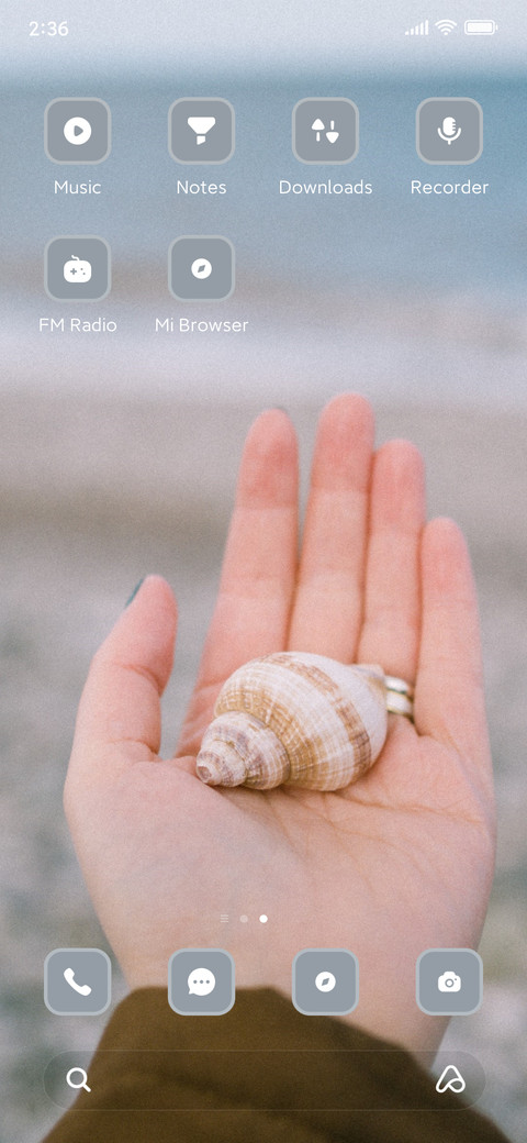 Shell screenshot