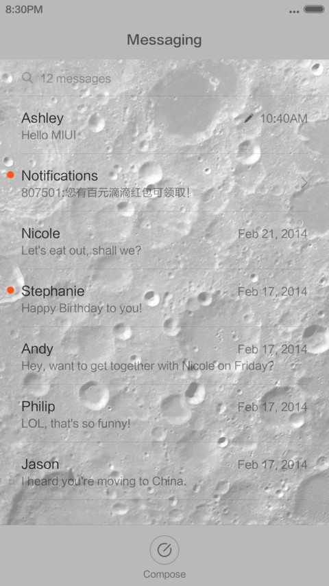 Moon screenshot