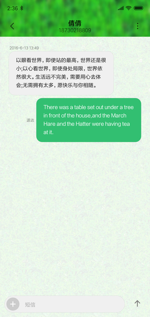 护眼绿色草坪 screenshot
