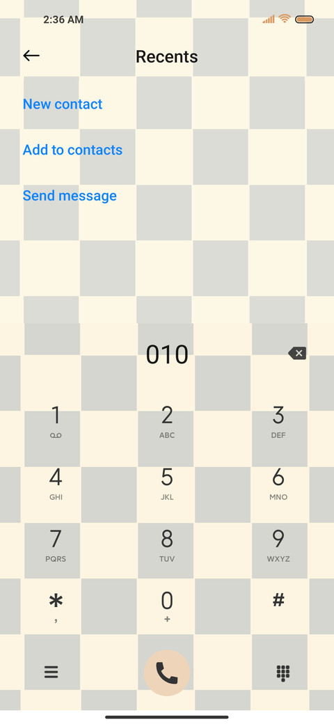 Checkerboard bear screenshot