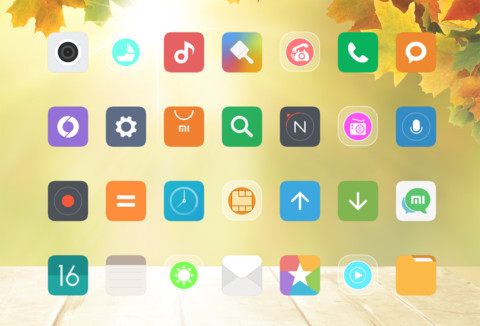 秋天的童话(动态锁屏+高清图标) screenshot