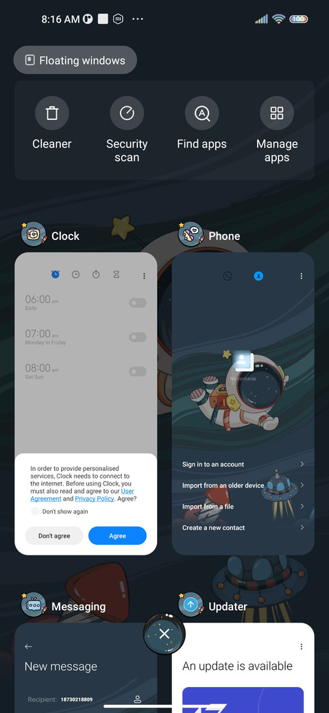 Trendy astronauts screenshot