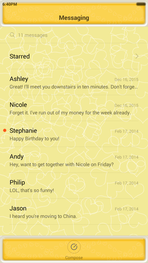  IN Yellow Valentine screenshot