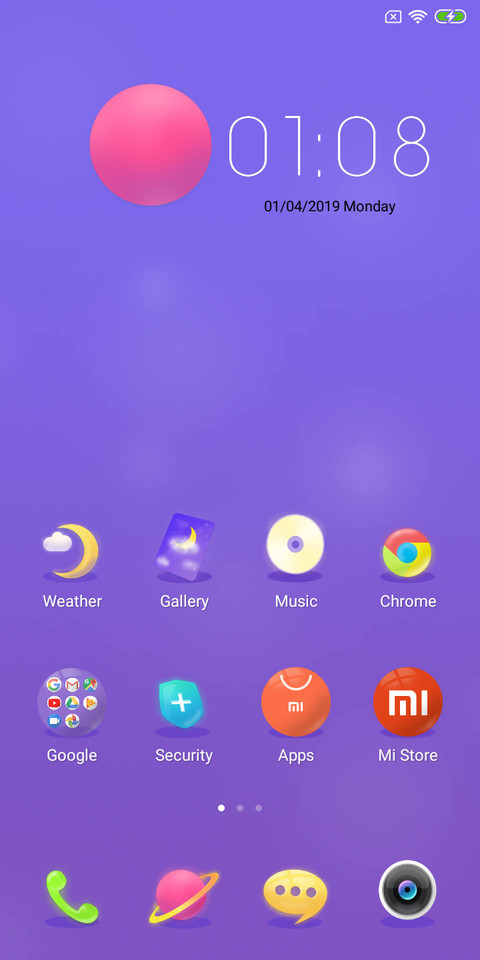 Fluorescent screenshot