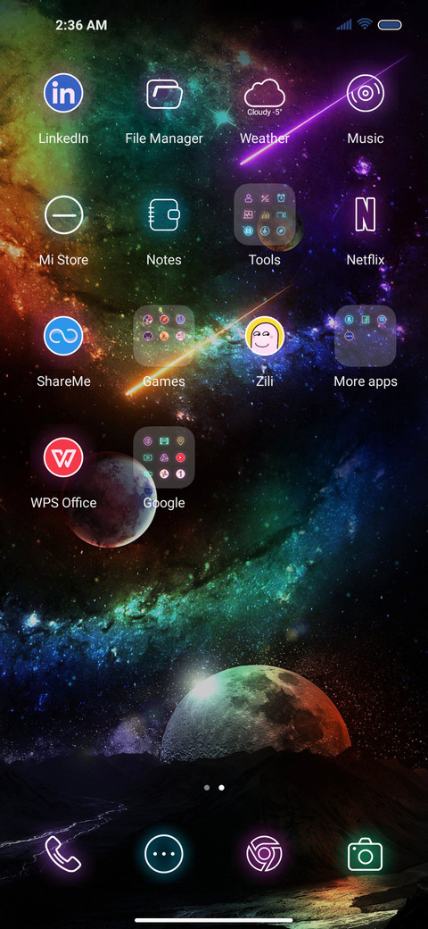 Cosmic planet screenshot