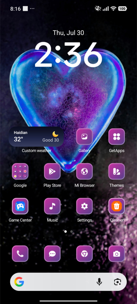 Blue Heart screenshot