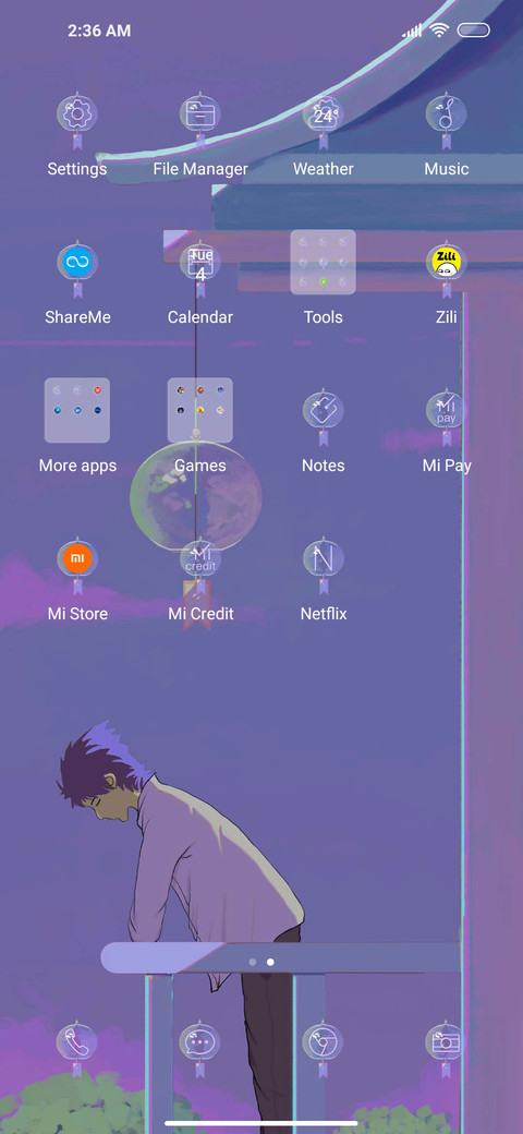 Wind chimes screenshot