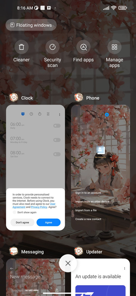 Sleeping in Spring screenshot