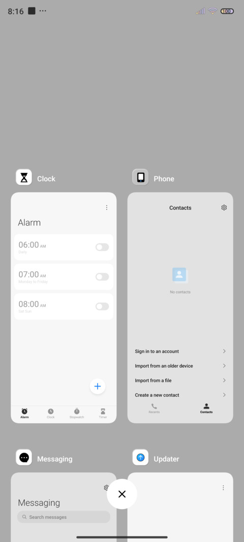 Mimicry technology screenshot