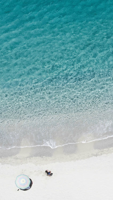 蔚蓝大海唯美风景锁屏壁纸 screenshot