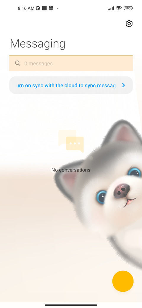Cute husky screenshot