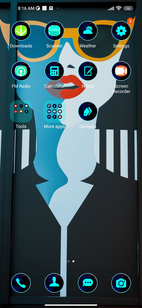pop art girl screenshot