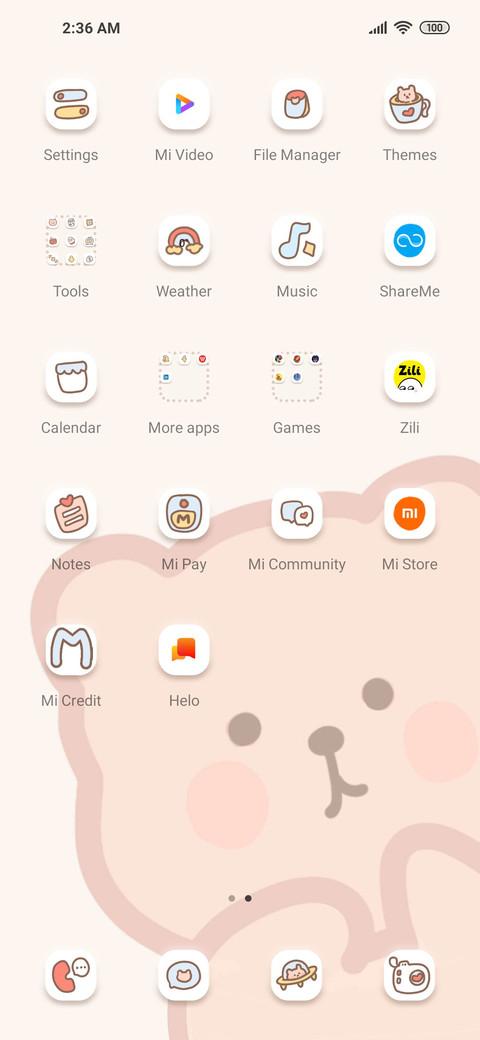 Gentle bear screenshot