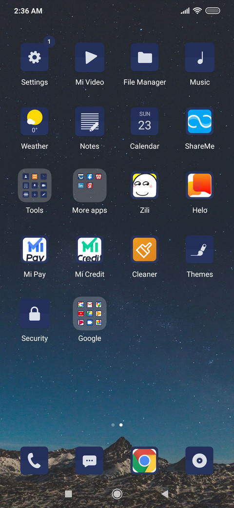 Clean Blue Sky_3MDS screenshot