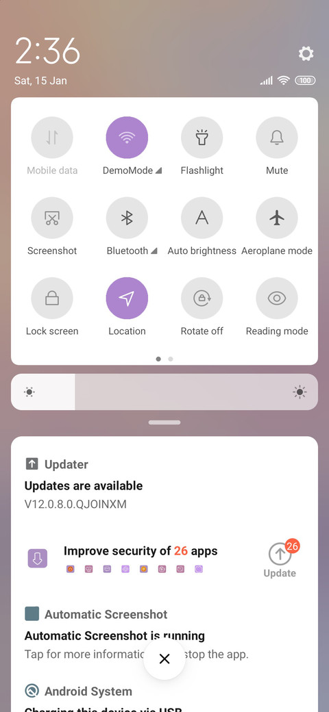 galaxy screenshot