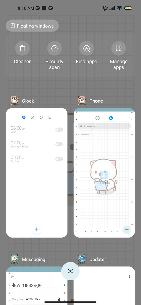 Peek at your phone screenshot