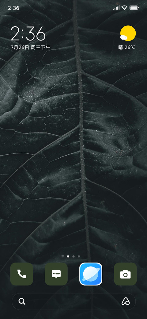 Leaf screenshot