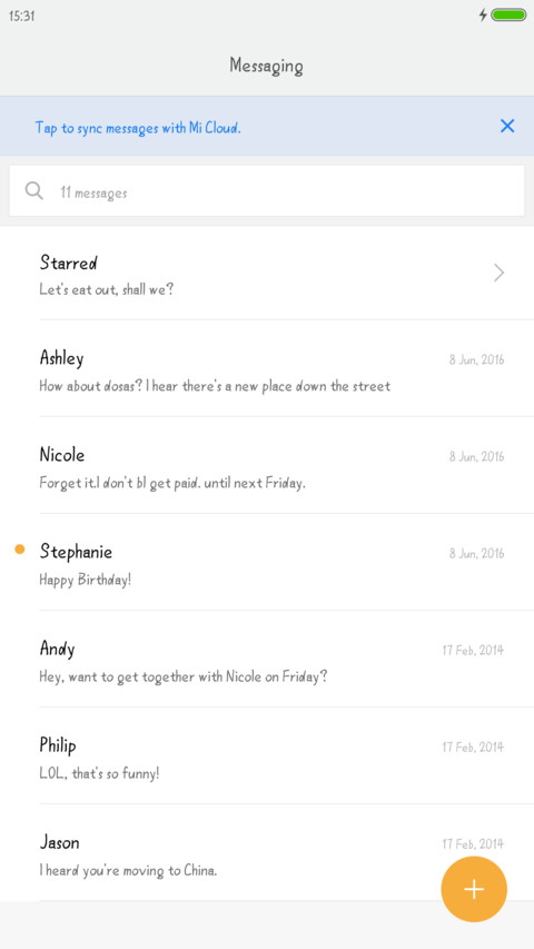 Moby Chacha screenshot