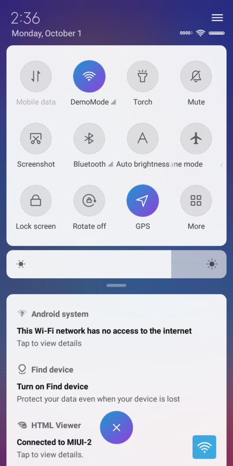 Purple Blue screenshot