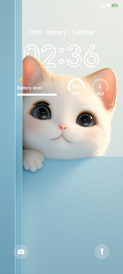3D cat screenshot