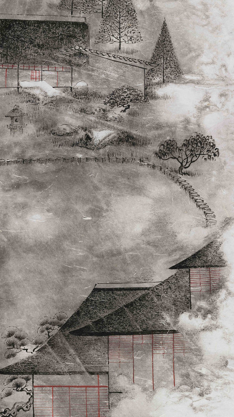 毕可燕绘画中的虚幻镜像 screenshot