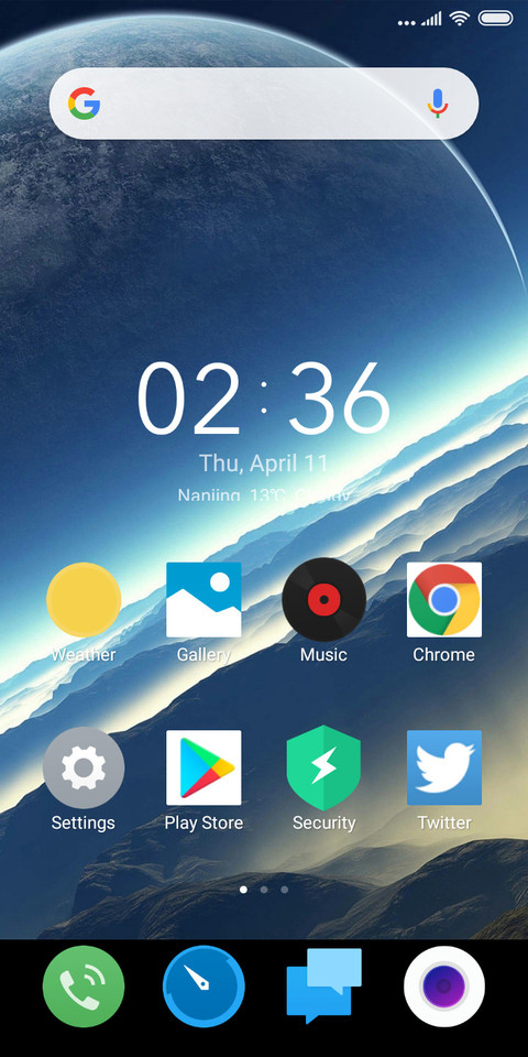 Gatel OS screenshot