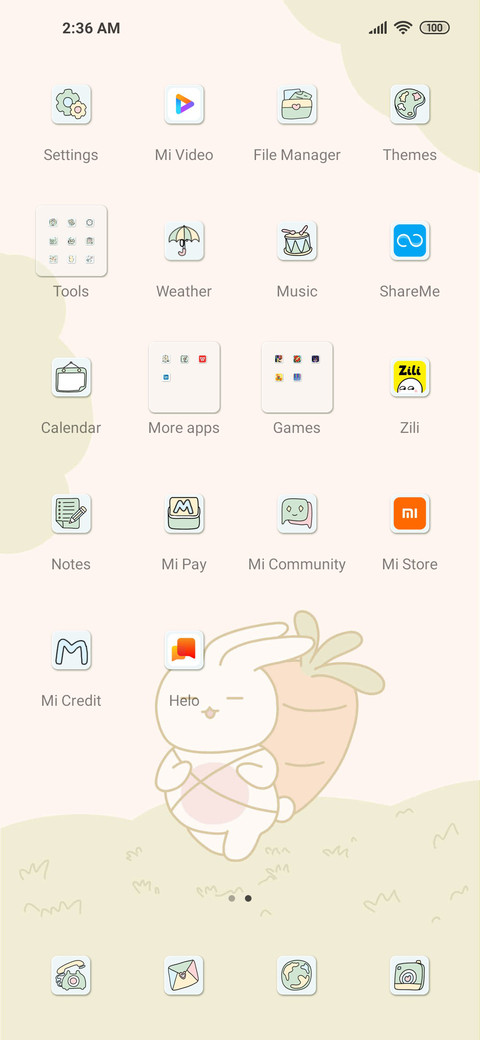 Cute rabbit screenshot