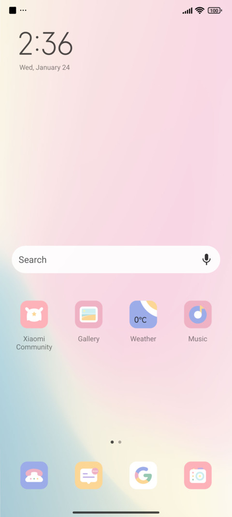 Glowing Light screenshot