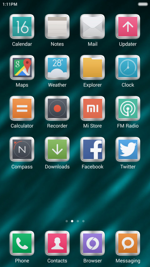  IN cyan lights screenshot