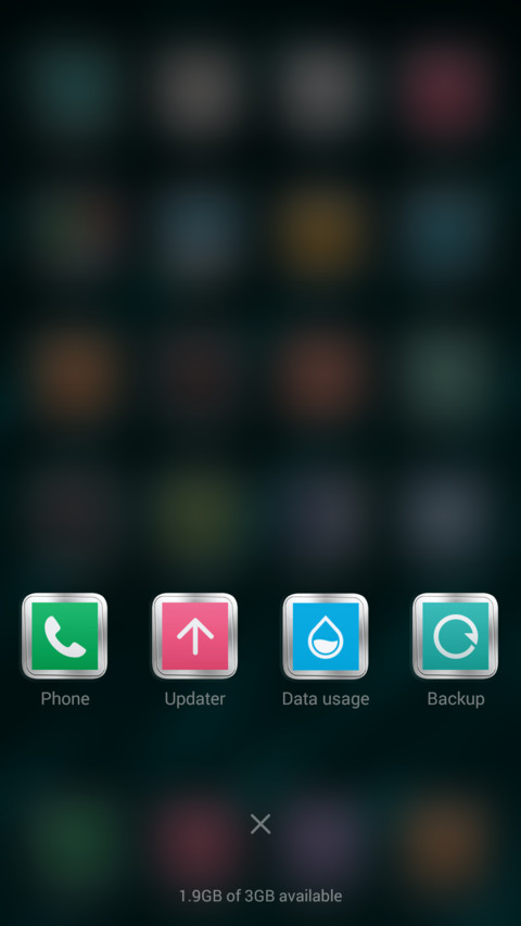  IN cyan lights screenshot