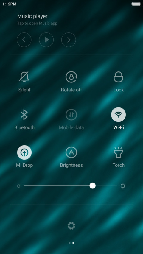  IN cyan lights screenshot