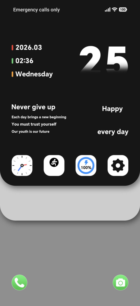Ink Pale White screenshot