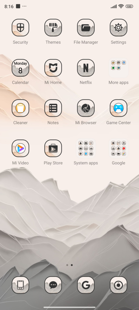 Landscape painting screenshot