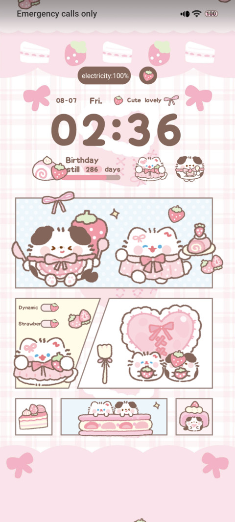Strawberry cat screenshot