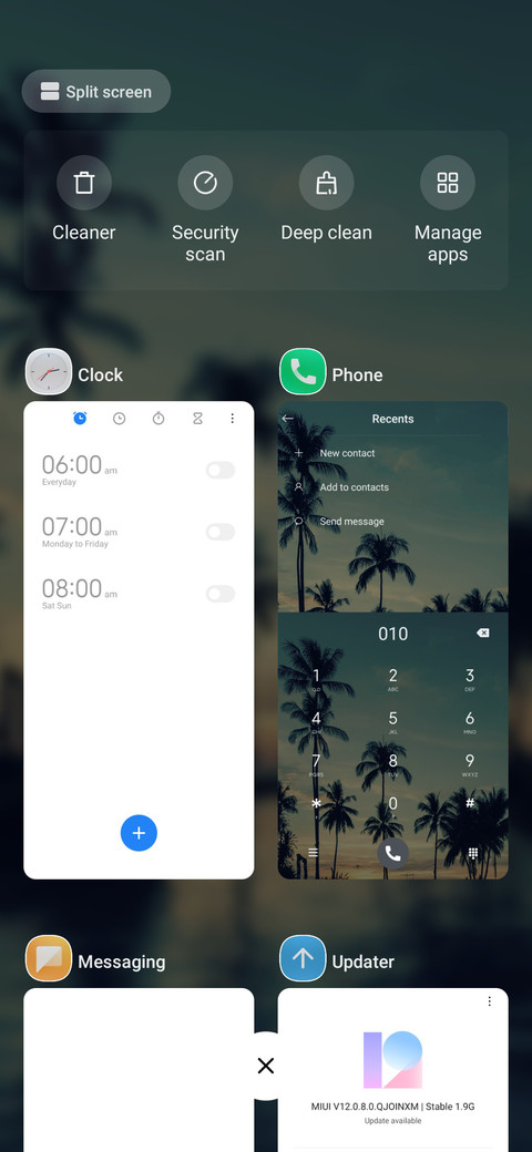 Beach coconut tree screenshot
