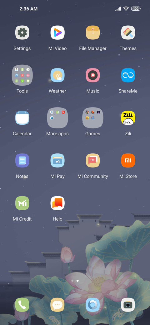 moon and flowers screenshot