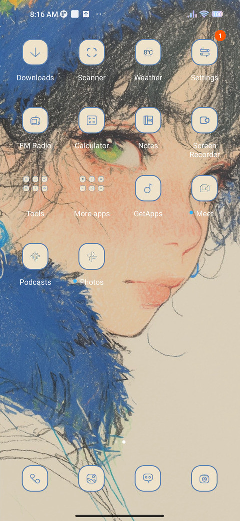 Pencil drawing screenshot
